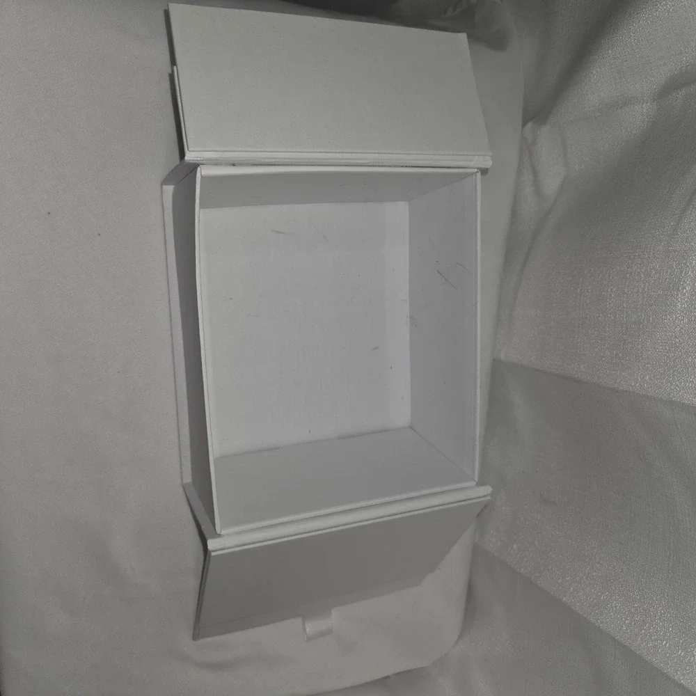 Dior White Textured Magnetic Gift‎ Box Gold Logo Large Storage Box